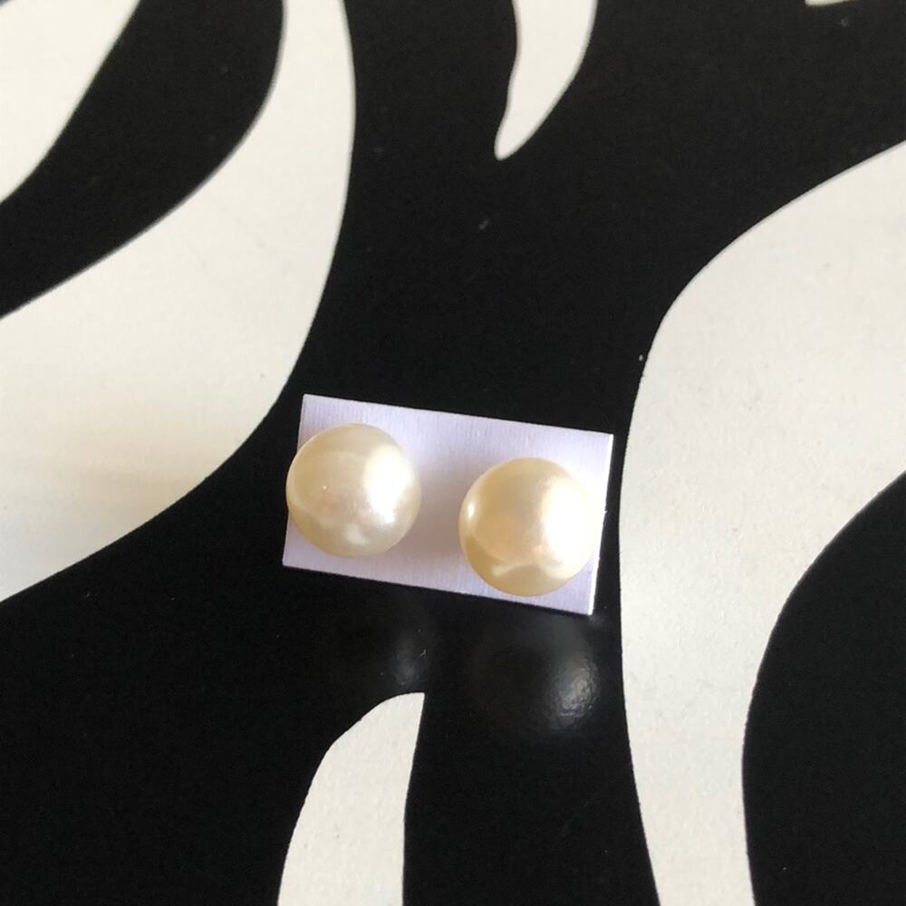 4 for $20 White “Pearl” Stud Earrings